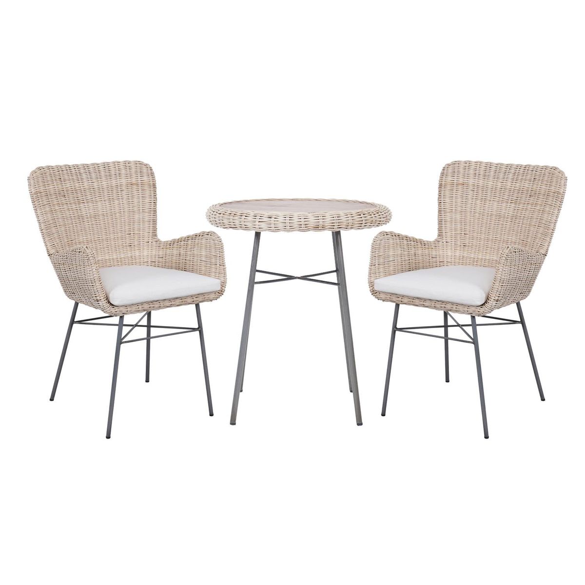 BASEMENT HOME - Juego de Balcón Kata 1-1 Cuerpos con Mesa de Centro