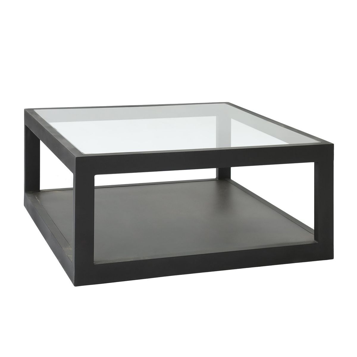 BASEMENT HOME - Juego de Sala de Terraza Monaco 3-2-1 + Mesa de Centro Negro