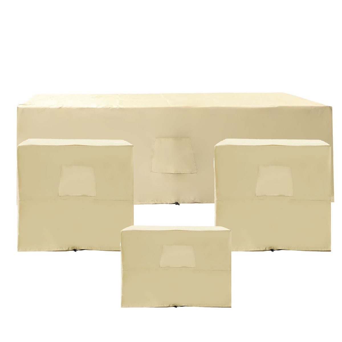 BASEMENT HOME - Set de Cobertores de Sofás de Terraza New Dekke 3-1-1 + Mesa de Centro