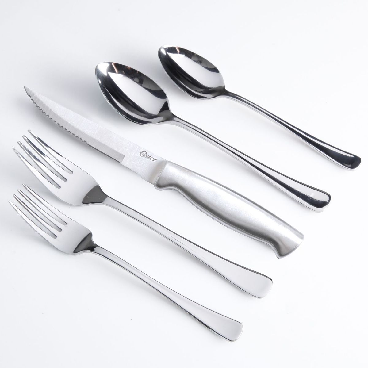 OSTER - Juego de Vajilla 40 Piezas Opal White Oster 