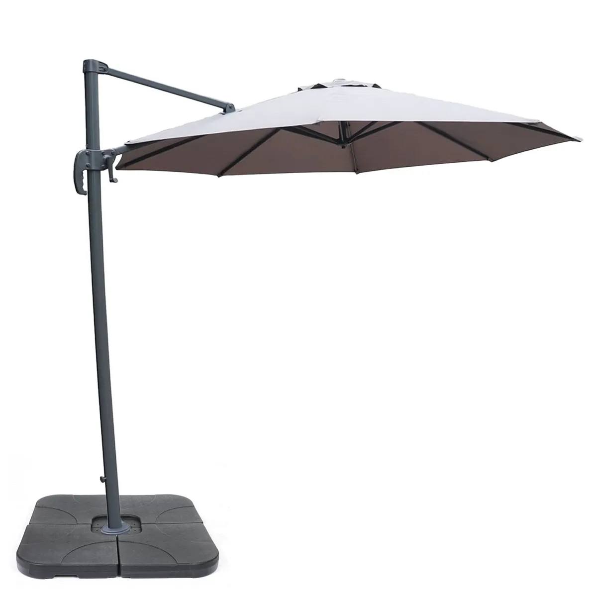 BASEMENT HOME - Sombrilla Plegable Candy 2.95m con Base