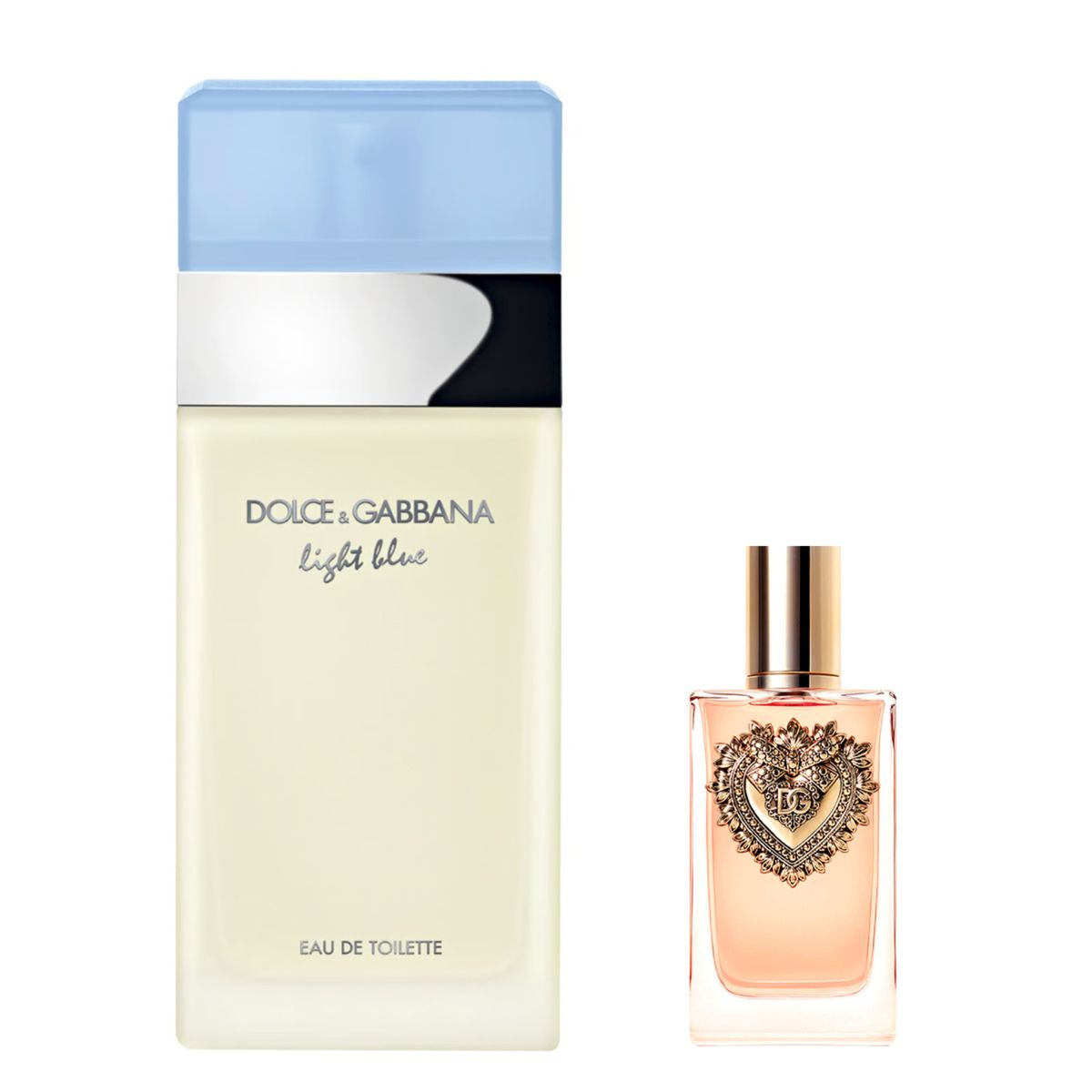 DOLCE&GABBANA - Perfume Mujer Light Blue Edt 50 Ml + Miniatura Devotion Edp 5 Ml De Regalo