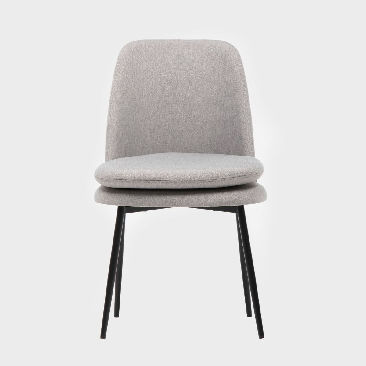 BASEMENT HOME - Set x2 Sillas de Comedor Fran Gris