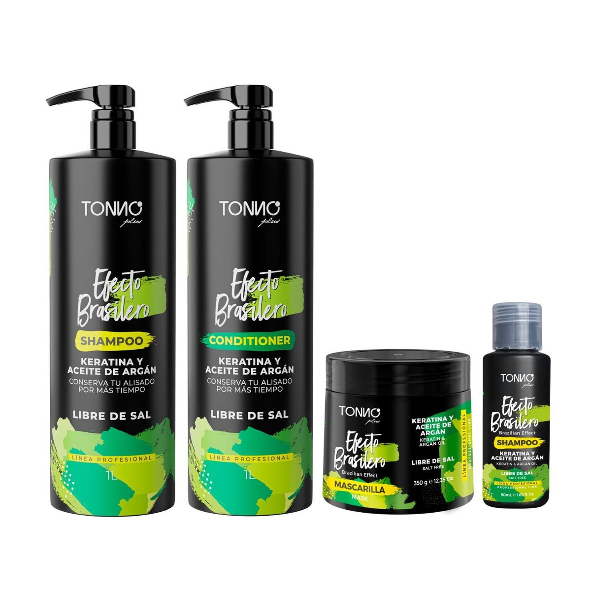 TONNO PLUS - Pack Tratamiento  Cabello Alisado Tonno Plus