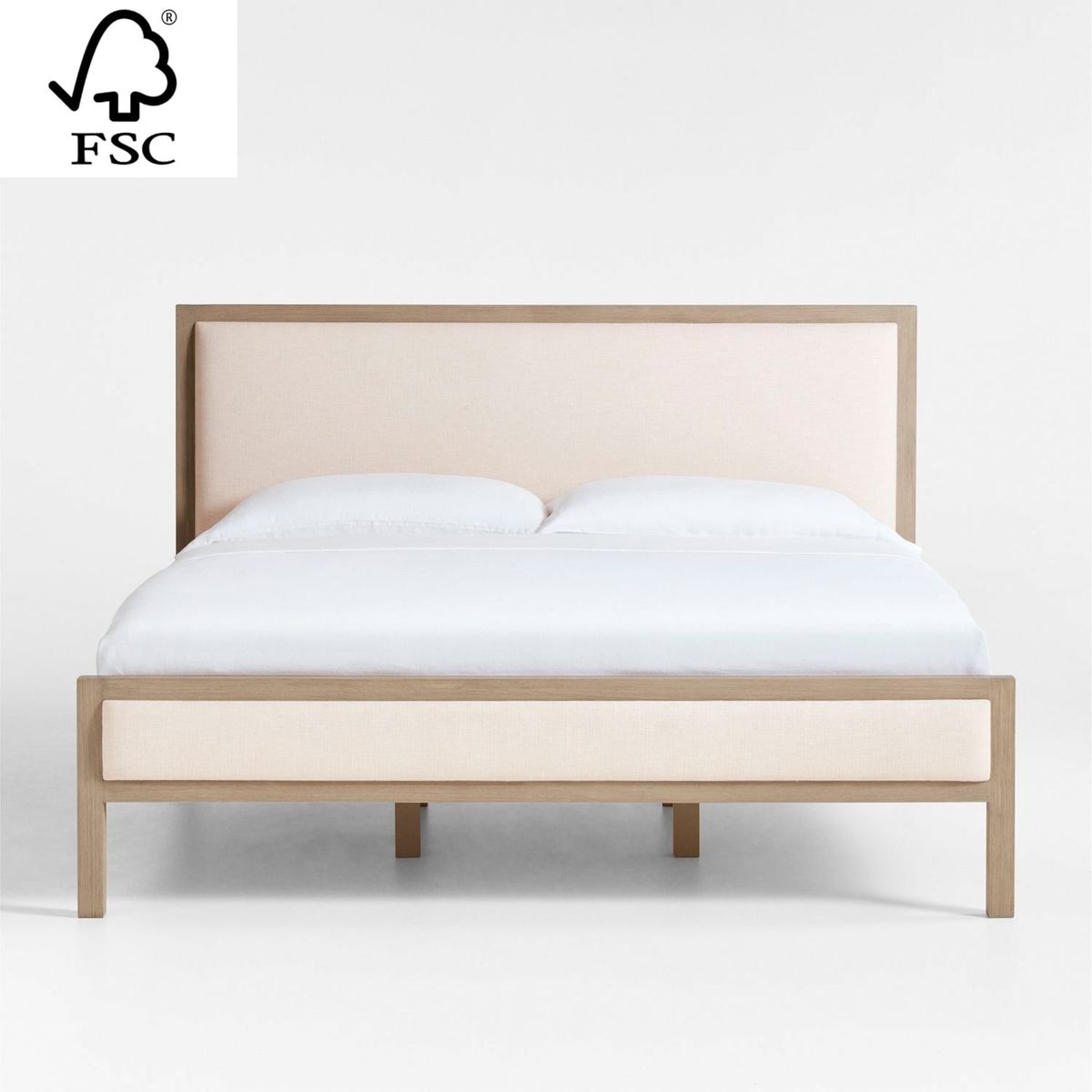 CRATE & BARREL - Cama King Keane