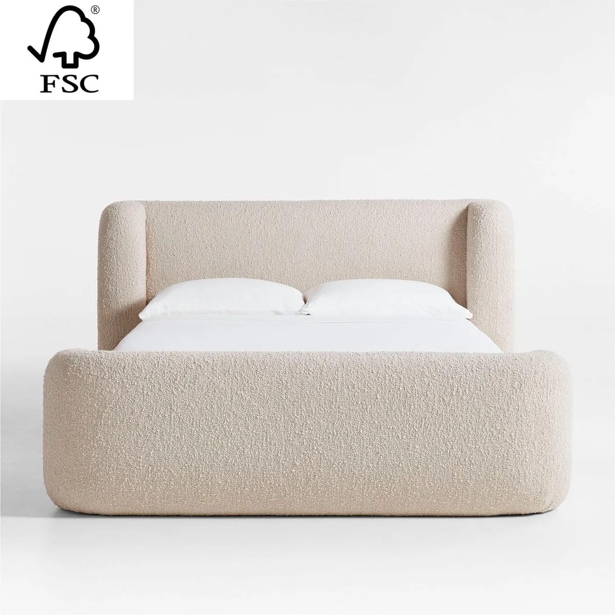CRATE & BARREL - Cama Queen Salone