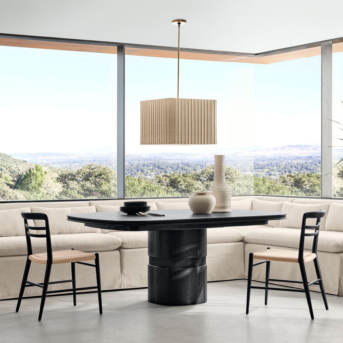 CRATE & BARREL - Mesa De Comedor Extendible Roseau (4-6 Puestos)