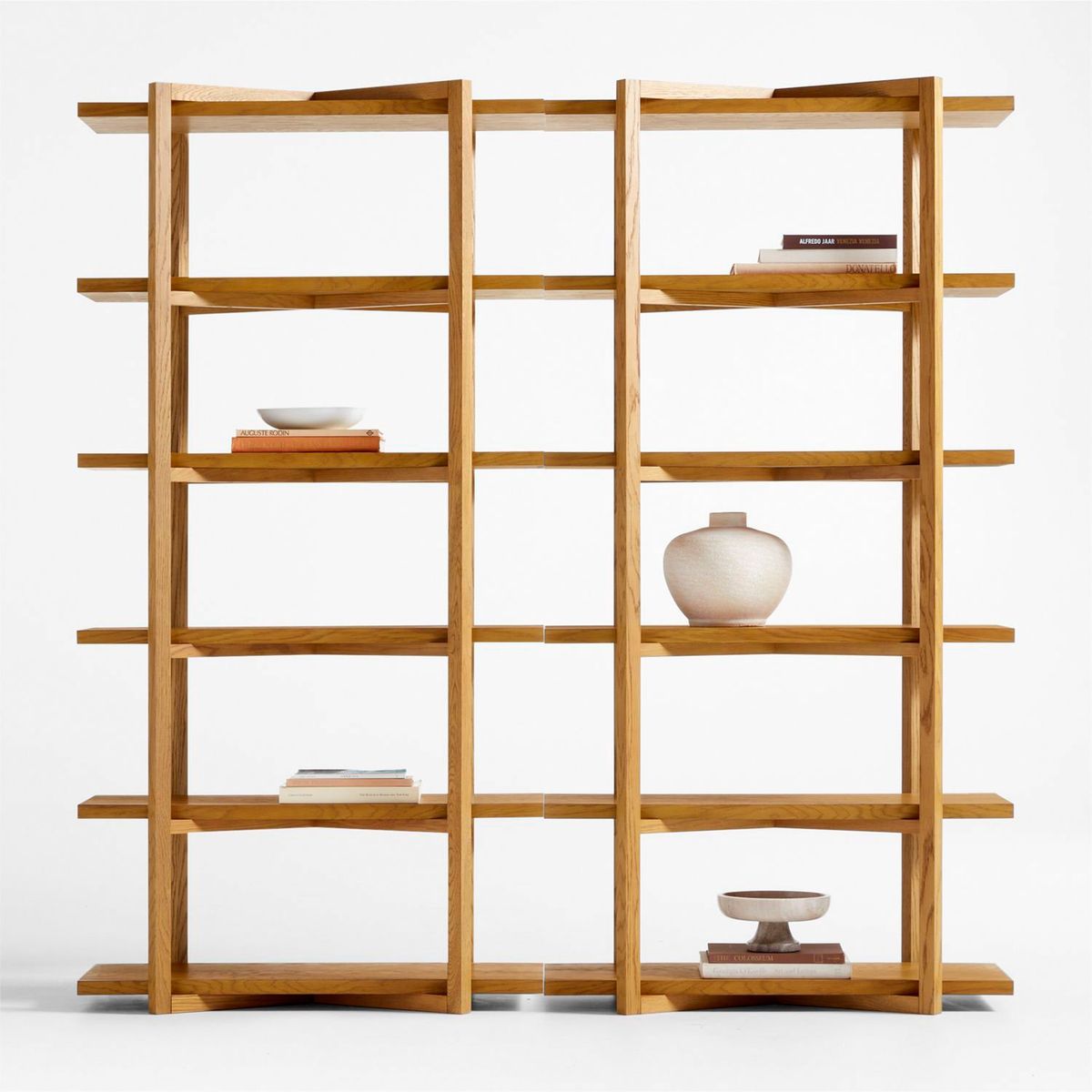 CRATE & BARREL - Estante Librero Thomas Barley 15 Espacios