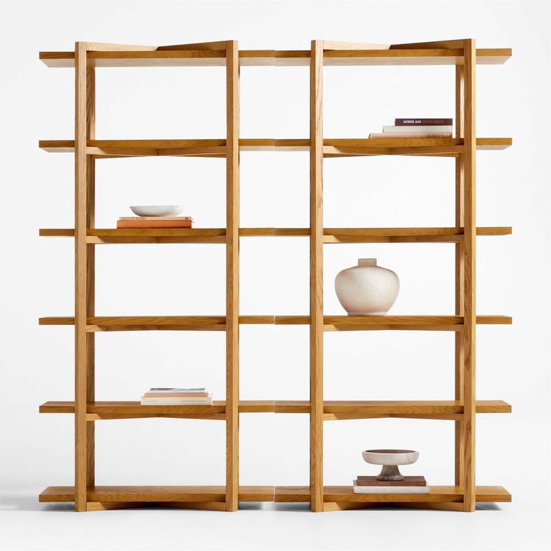 CRATE & BARREL - Estante Librero Thomas Barley 15 Espacios