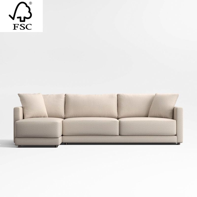 CRATE & BARREL - Seccional Gather 4 Cuerpos Izquierdo