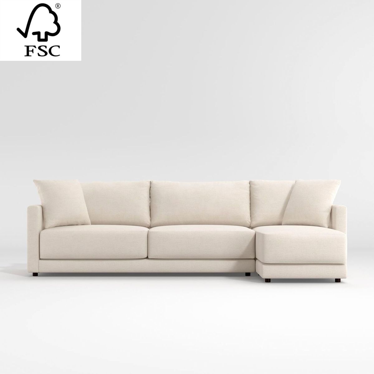 CRATE & BARREL - Seccional Gather 4 Cuerpos Derecho