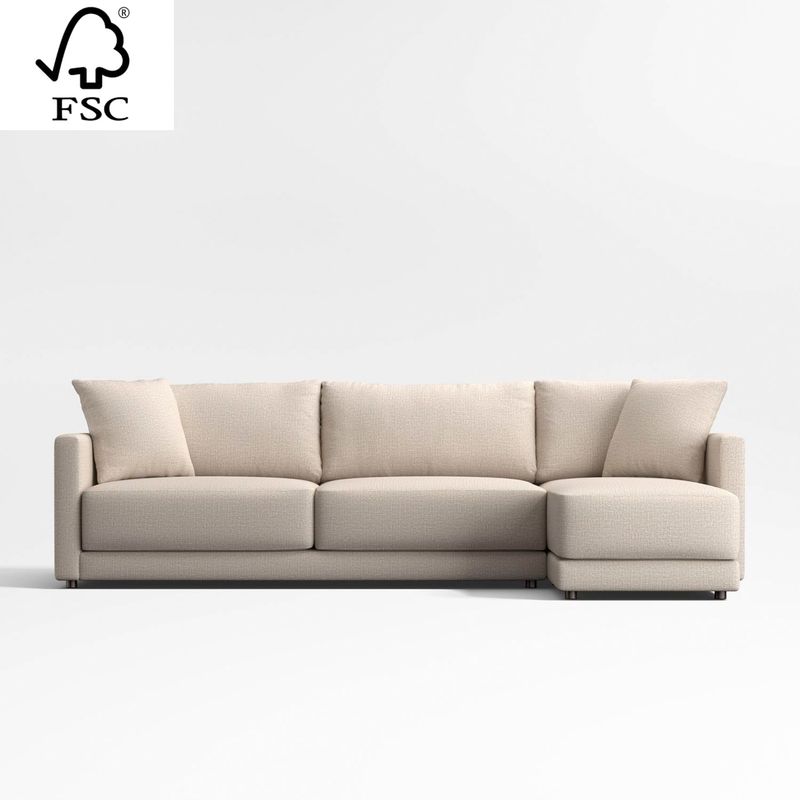 CRATE & BARREL - Seccional Gather 4 Cuerpos Derecho