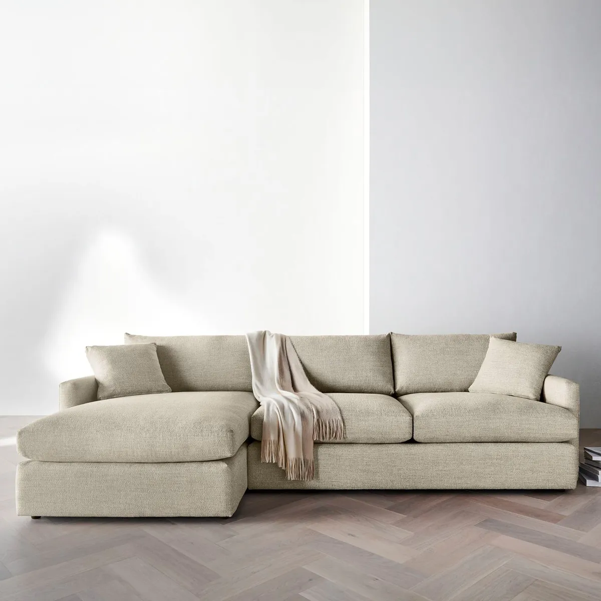 CRATE & BARREL - Seccional Lounge 4 Cuerpos