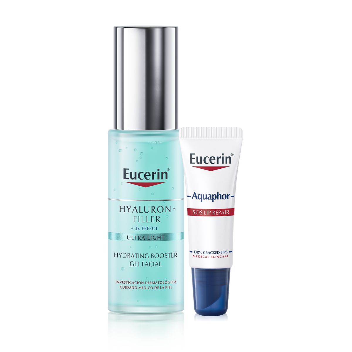EUCERIN - Pack Antiedad Ultra Light Gel + Aquaphor Lip Repair Eucerin