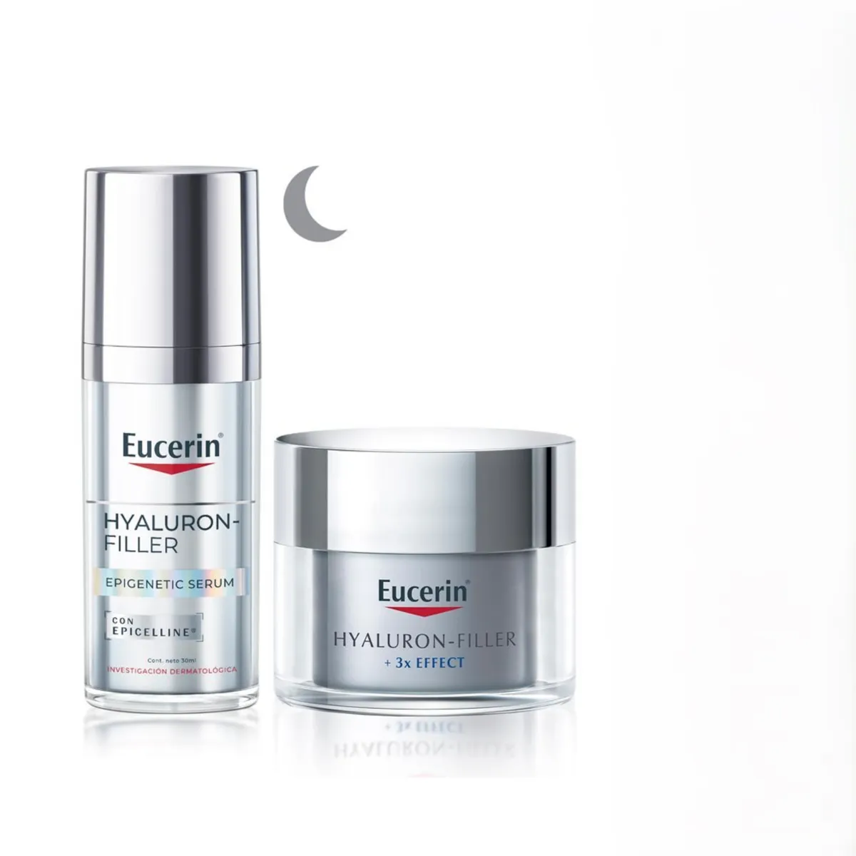 EUCERIN - Pack Eucerin Hyaluron Filler Epigenetics Serum + Crema De Noche