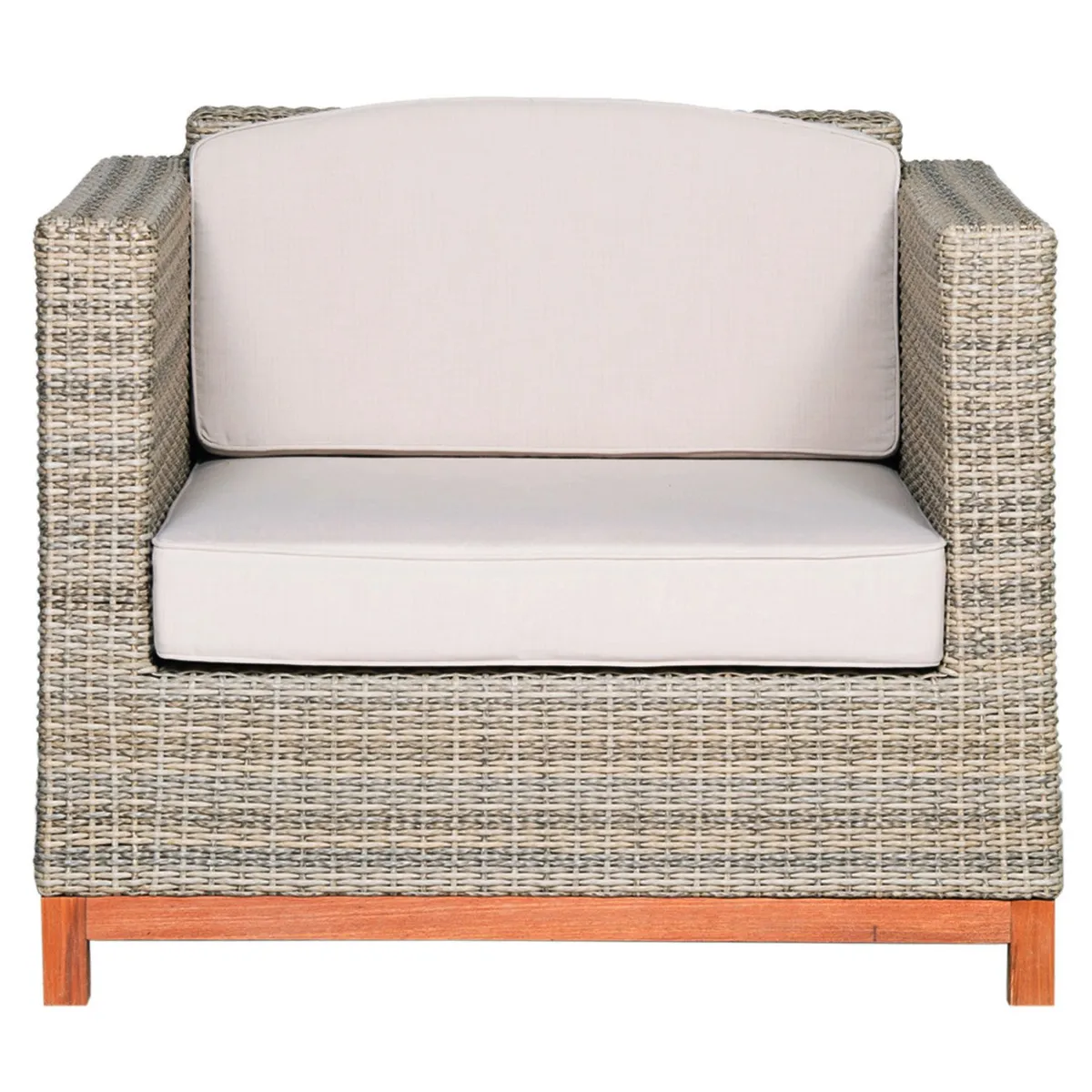 BASEMENT HOME - Juego de Sala de Terraza Capetown 1-1 + Mesa de Centro Luna