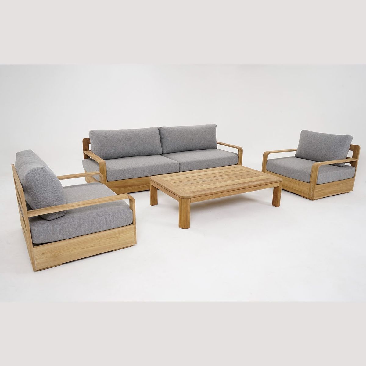 BASEMENT HOME - Juego de Sala de Terraza Mandala 3-1-1 + Mesa de Centro Atenea