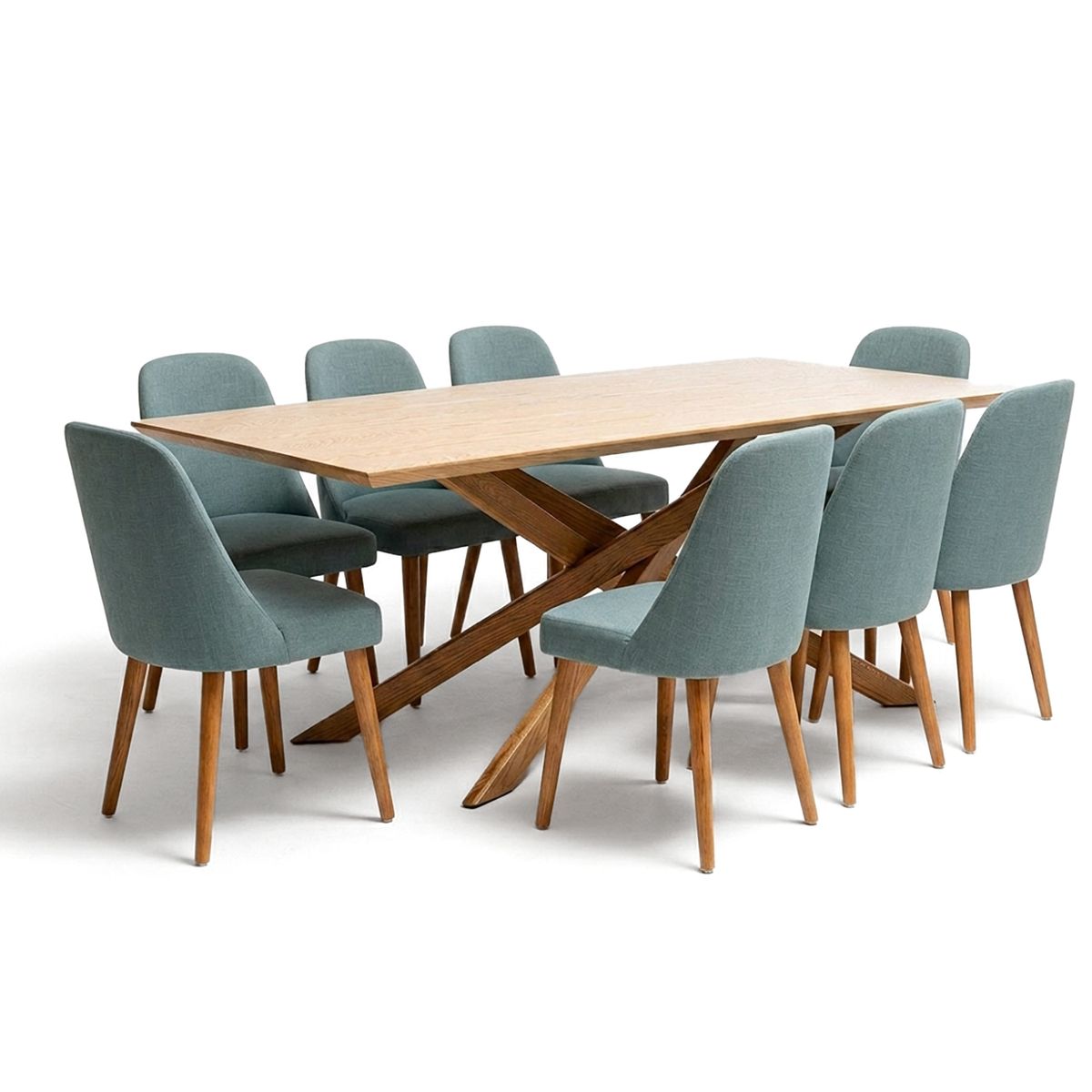 BASEMENT HOME - Juego de Comedor Gregorio Kant 8 Sillas Menta