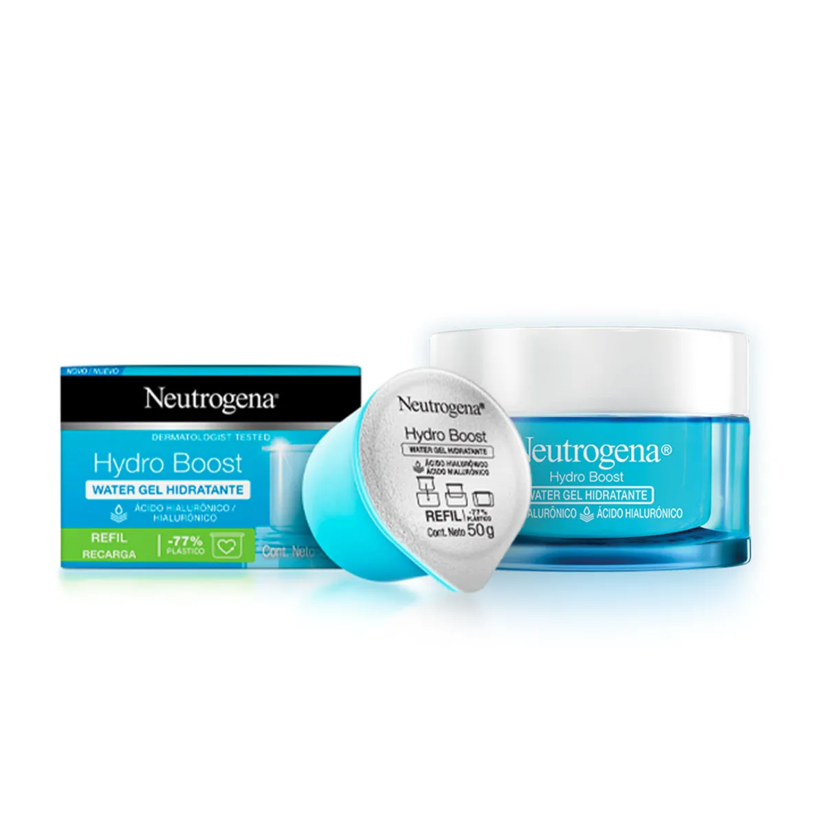 NEUTROGENA - Pack Ntg Hidratante Hydro Boost 50gr + Refil 50gr