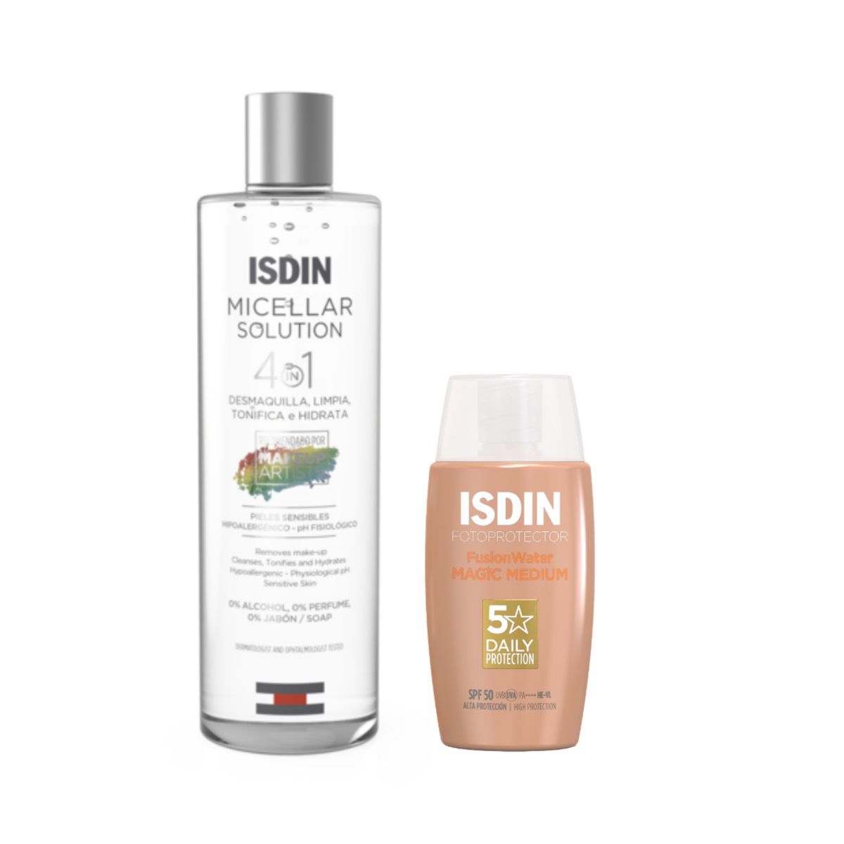 ISDIN - Micellar Solution 400 Ml + Fotop Isdin Fusionwater Medium 50ml
