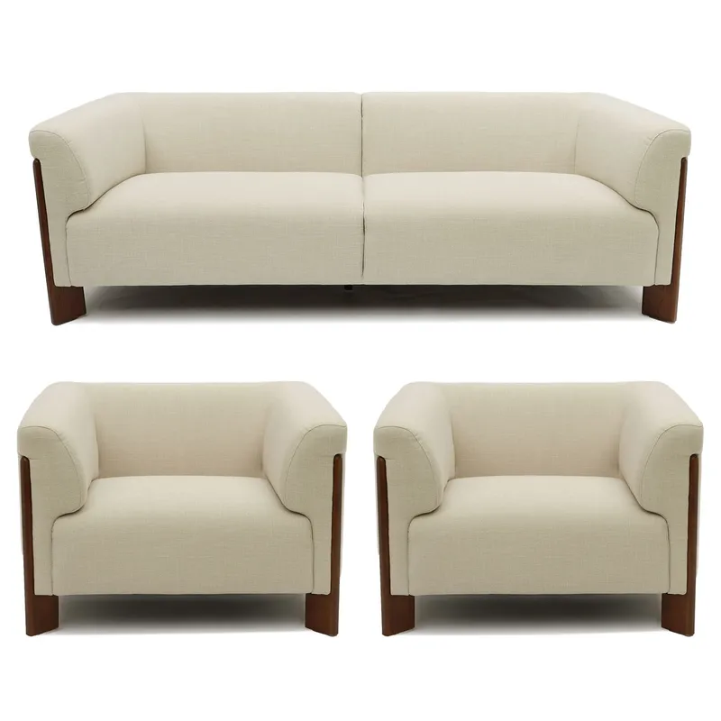 BASEMENT HOME - Juego de Sala Retro 3-1-1 Cuerpos 