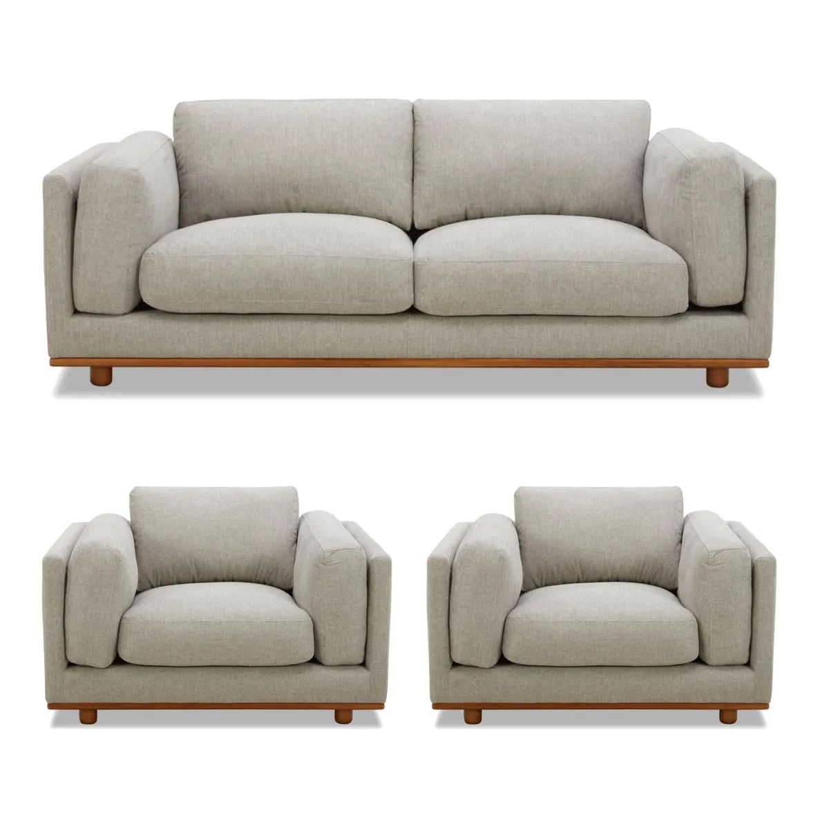 BASEMENT HOME - Juego de Sala Cubic 3-1-1 Cuerpos 