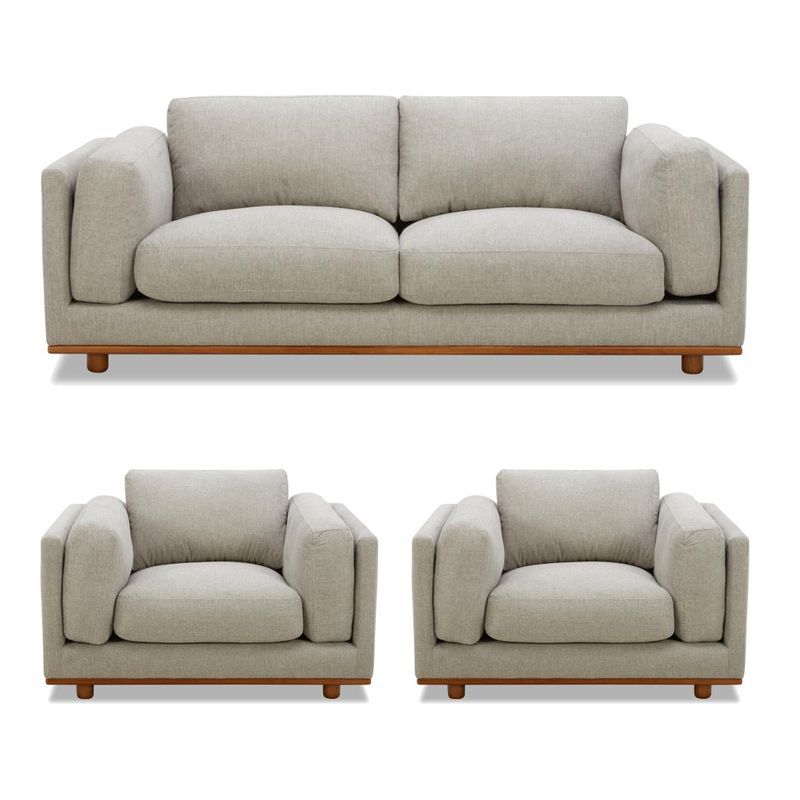 BASEMENT HOME - Juego de Sala Cubic 3-1-1 Cuerpos 