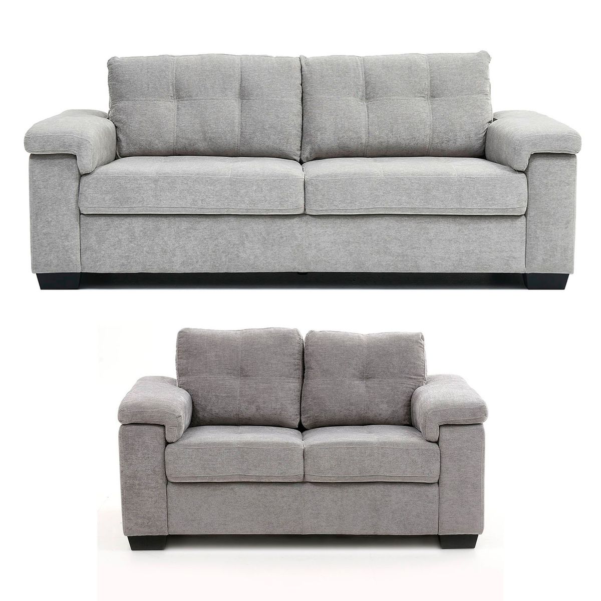 MICA - Juego de Sala Rafa 3-2 Cuerpos Gris