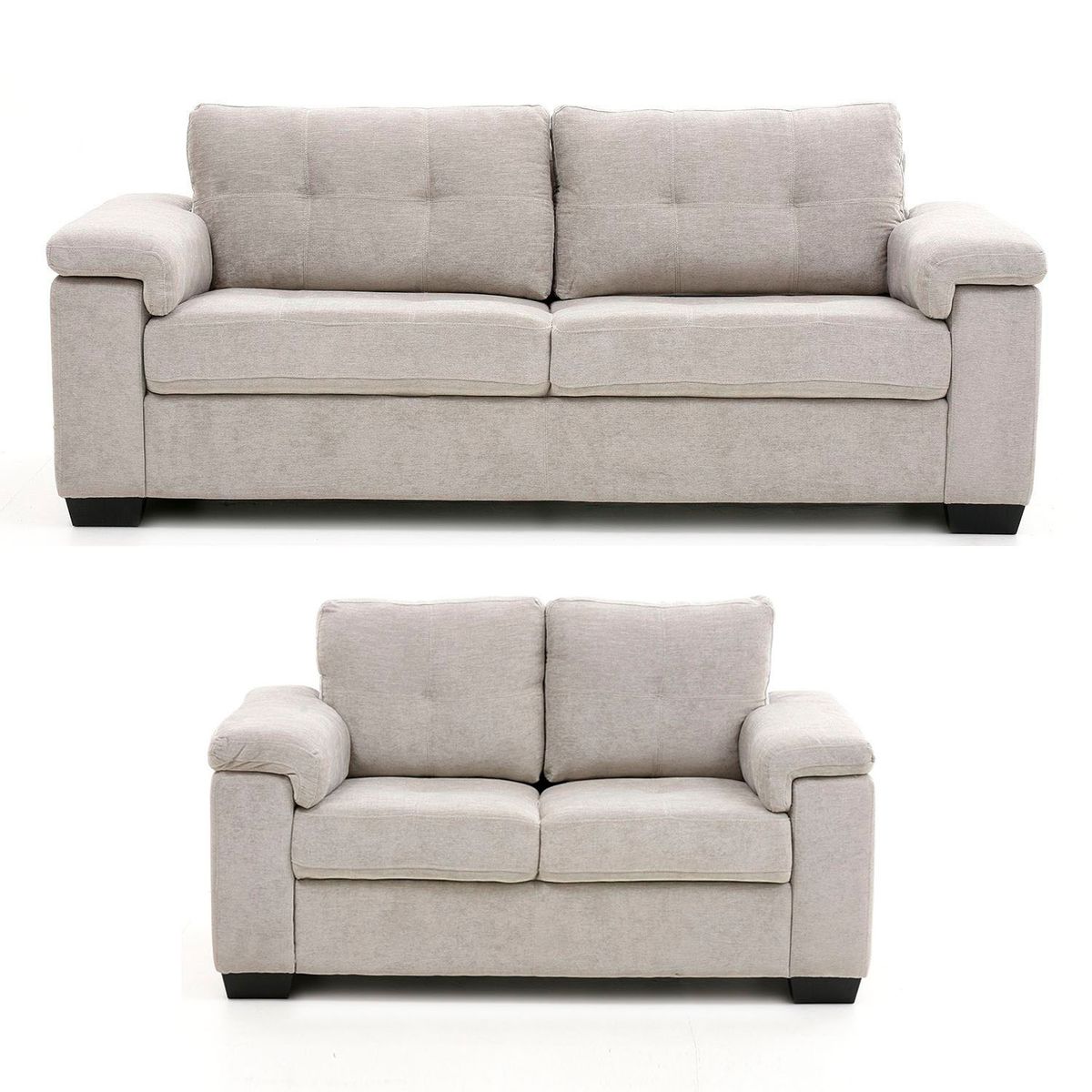 MICA - Juego de Sala Rafa 3-2 Cuerpos Taupe