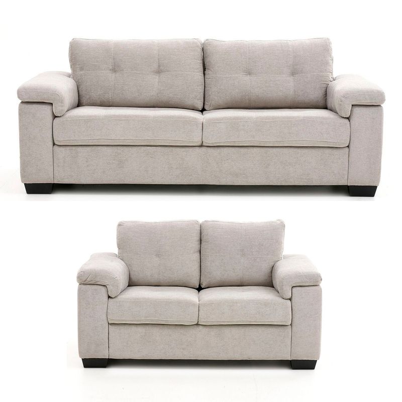 MICA - Juego de Sala Rafa 3-2 Cuerpos Taupe