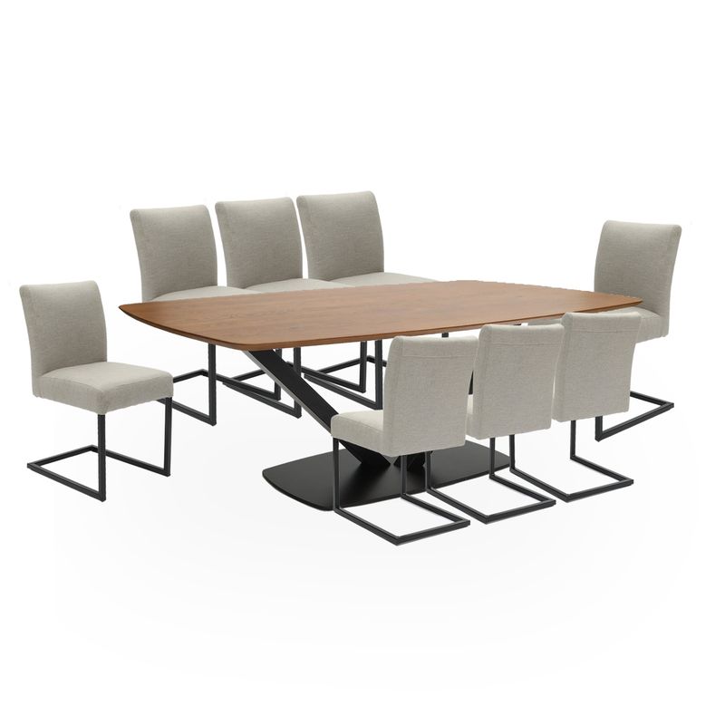 BASEMENT HOME - Juego de Comedor New Ferro 8 Sillas