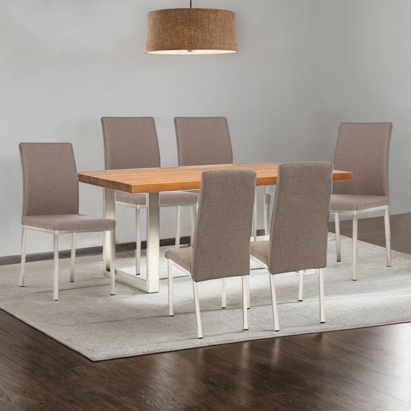 BASEMENT HOME - Juego de Comedor Lisboa Positano 6 Sillas 