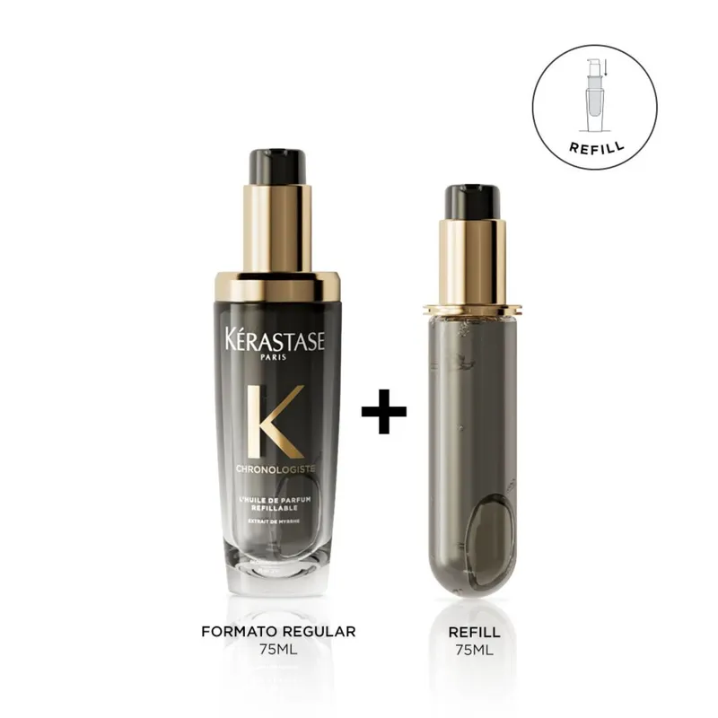 KERASTASE - Aceite Chronologiste Rejuvenecedor Kerastase 75 Ml + Refill
