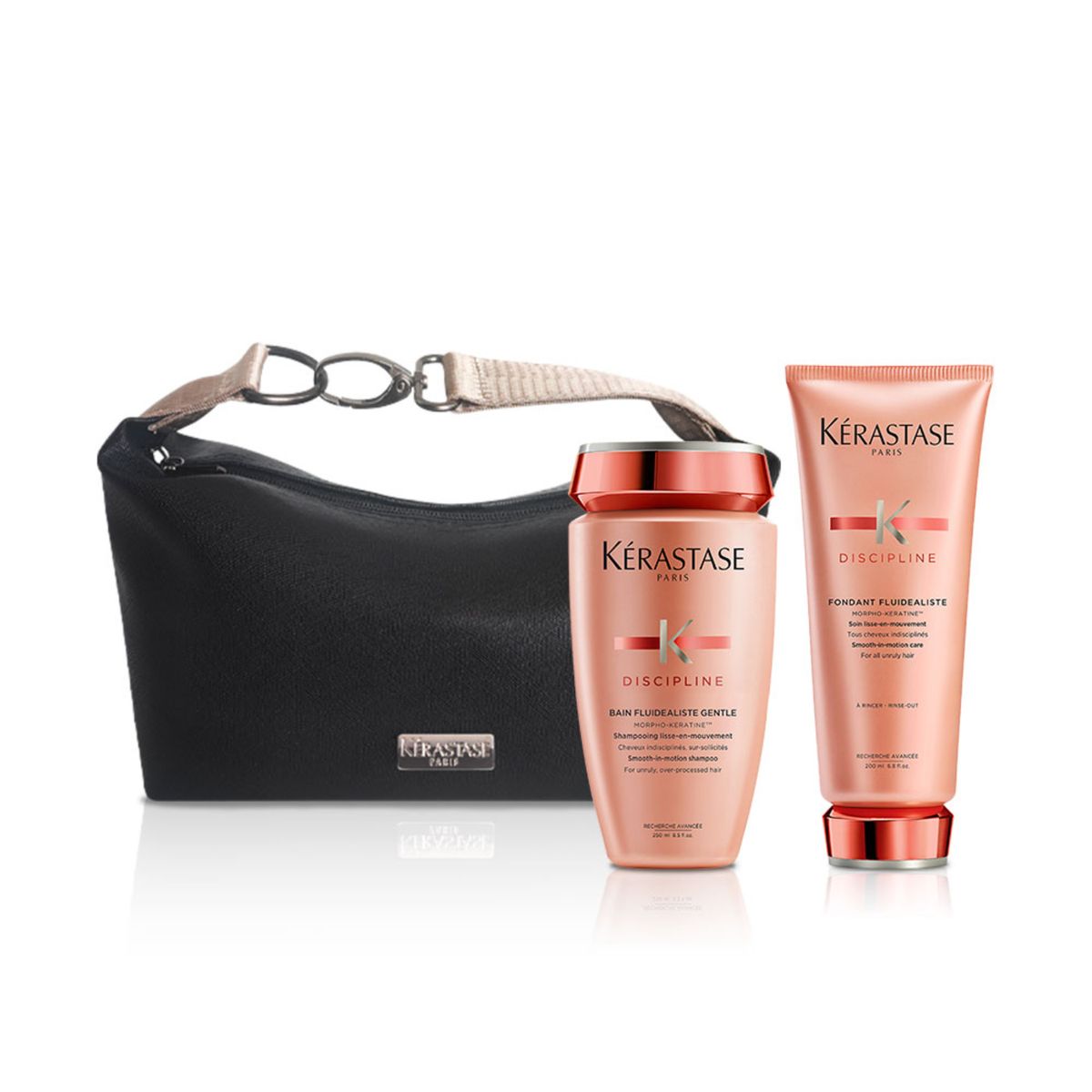 KERASTASE - Set Kerastase Discipline para control frizz I Shampoo 250ml + Acondicionador 200ml