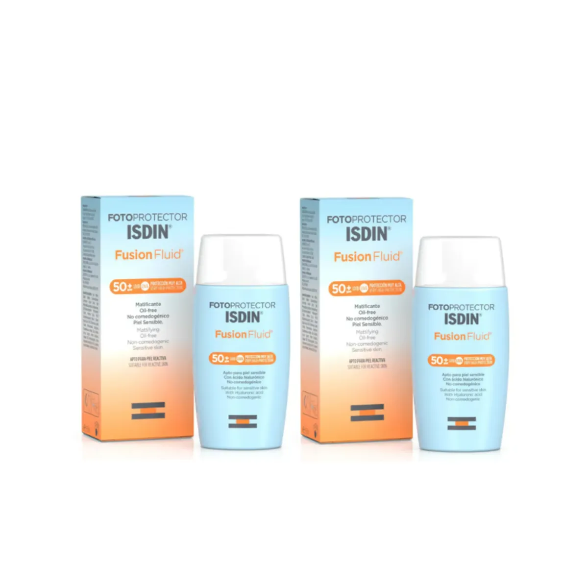ISDIN - Duo Fotoprotector Fusion Fluid Spf50  50ml + 50ml Isdin