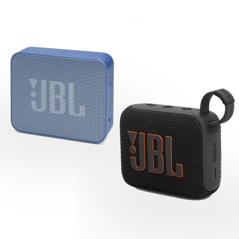 JBL - JBL Speaker GO4 Negro + JBL Speaker GO Essential Azul