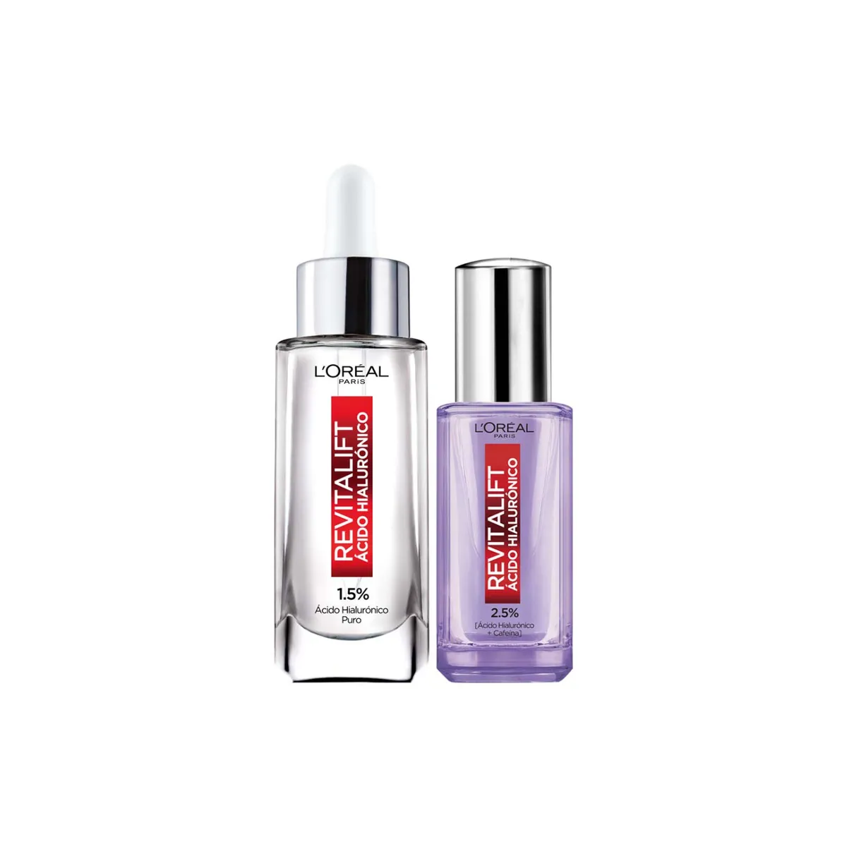 LOREAL PARIS - Pack Revitalift Ácido Hialurínico Serum Rostro + Ojos