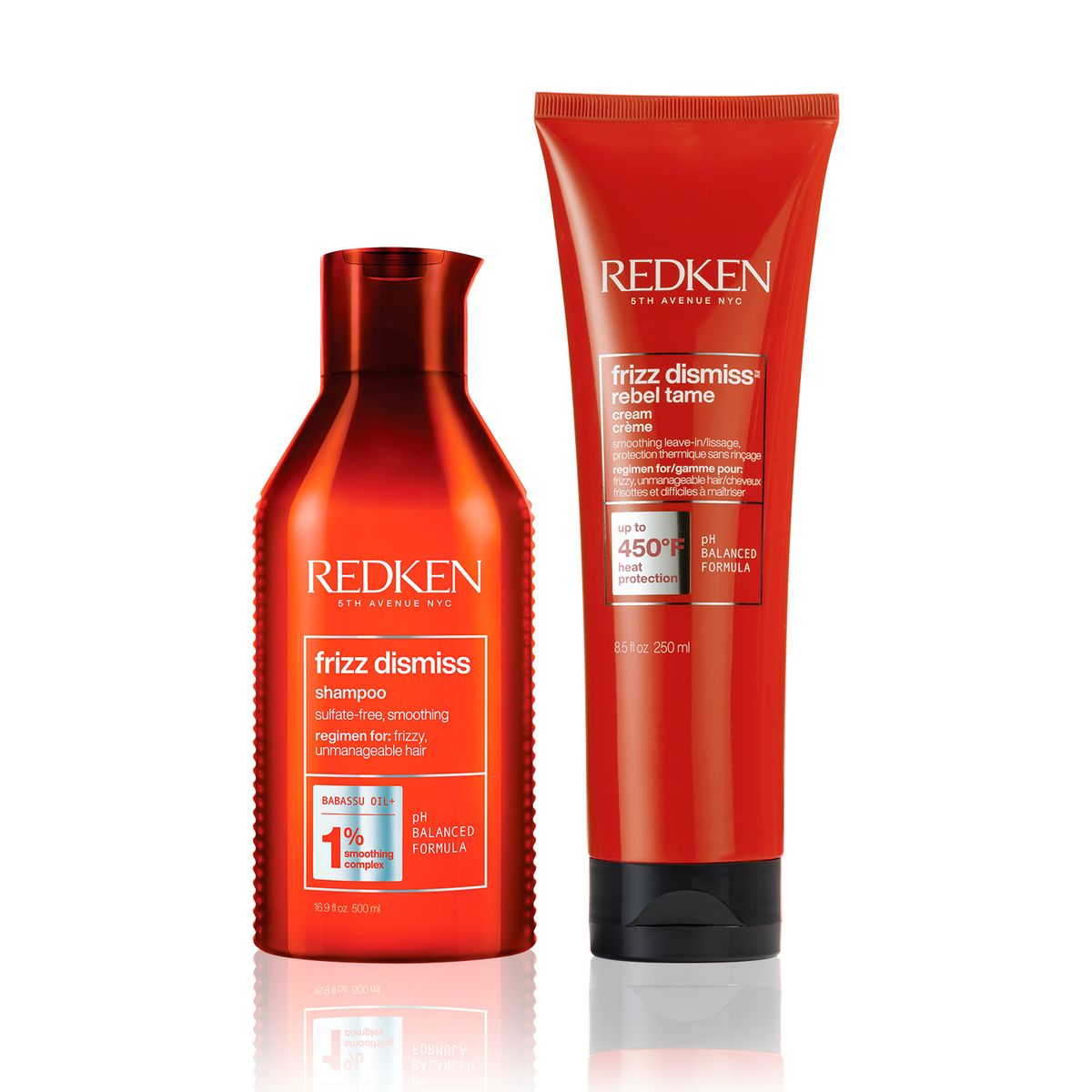 REDKEN - Set Redken Frizz Dismiss Para Cabello Con Frizz: Mascarilla 250 Ml + Shampoo 300 Ml