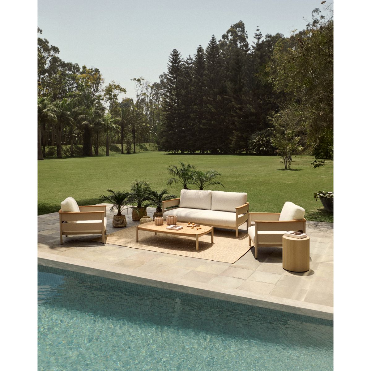 BASEMENT HOME - Juego de Sala de Terraza Oviedo 3-1-1- MC