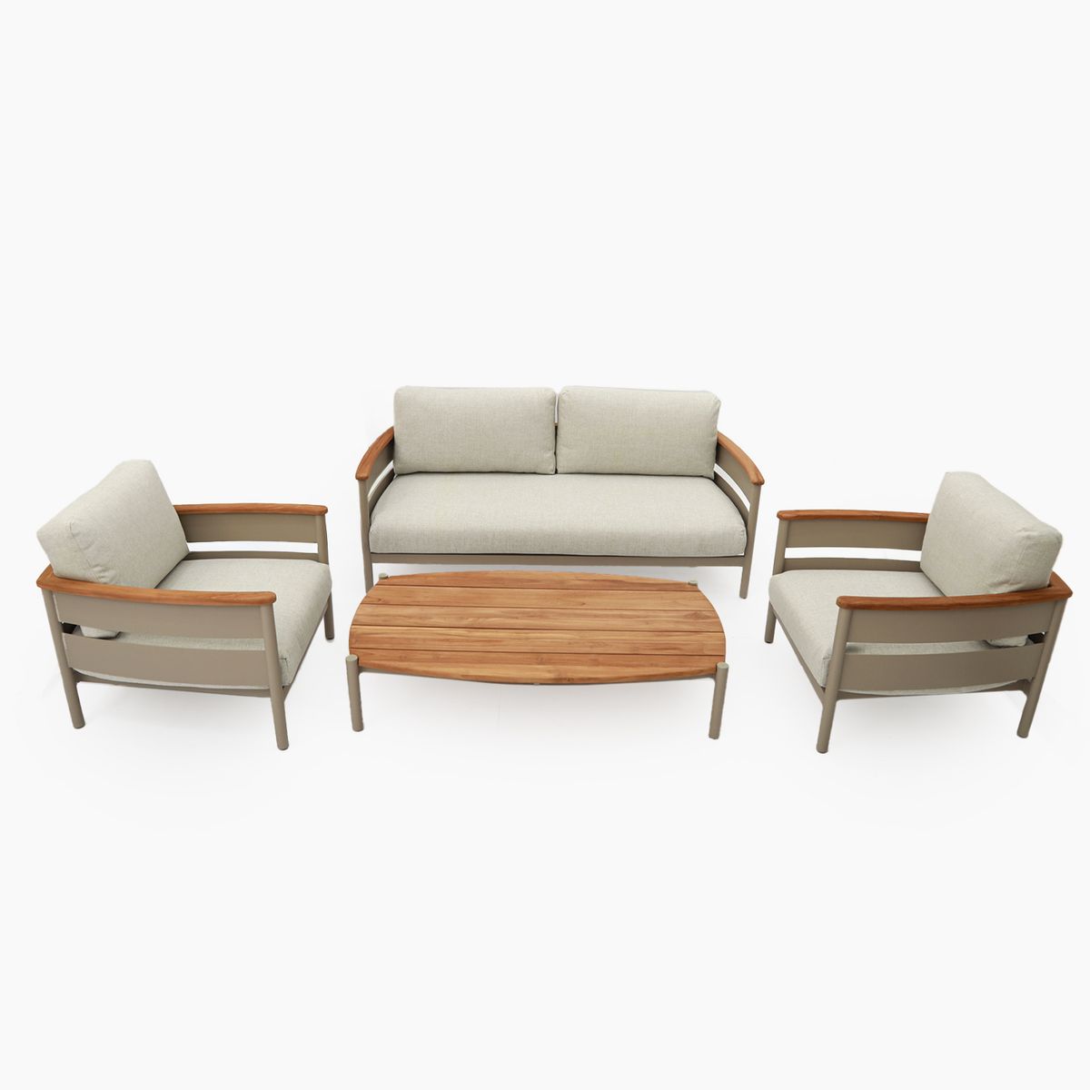 BASEMENT HOME - Juego de Sala de Terraza Oviedo 3-1-1- MC