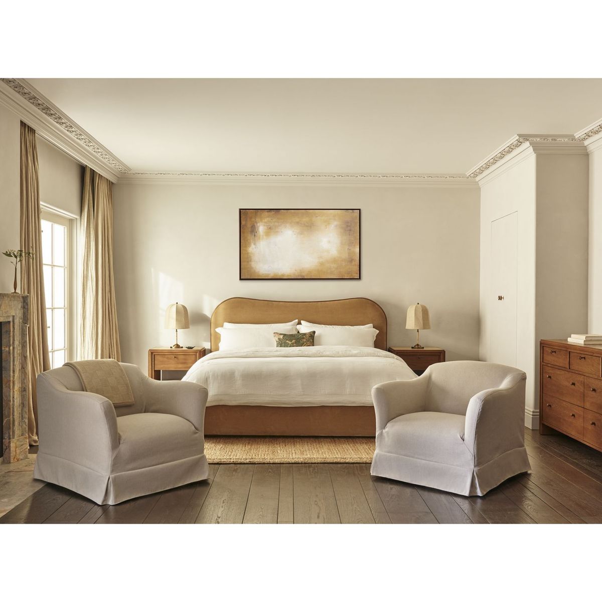 CRATE & BARREL - Cama Caldwell Queen