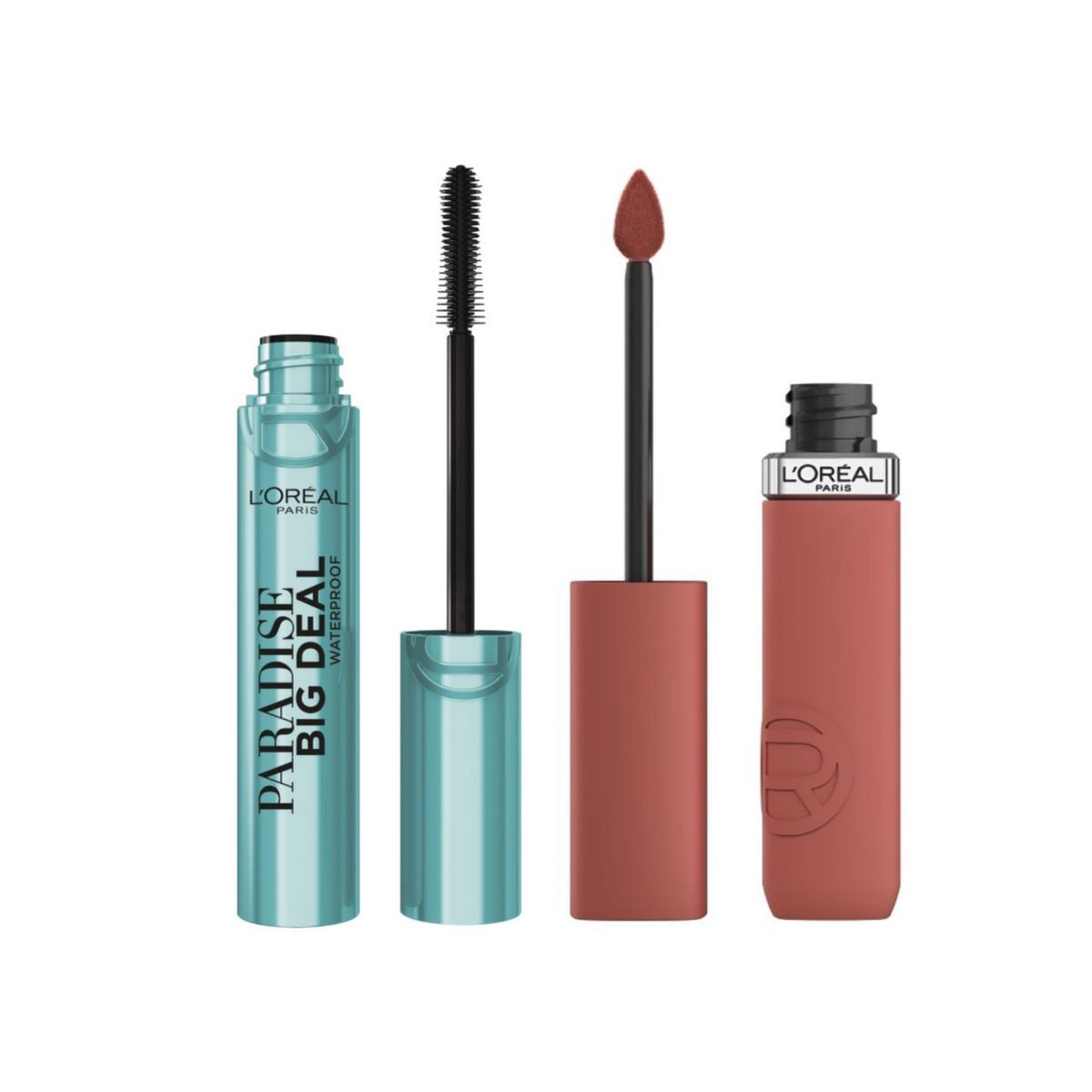 LOREAL PARIS - Pack Loreal Paris Labial Infallible Le Matte: Worth It Medium + Mascara Big deal a prueba de agua