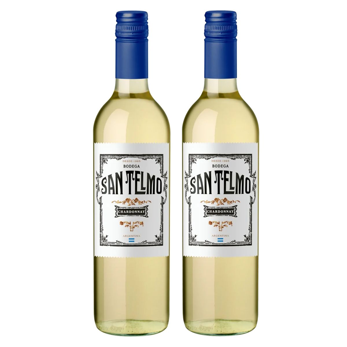 SAN TELMO - PACK 2 San Telmo Vino Chardonnay X 750ml