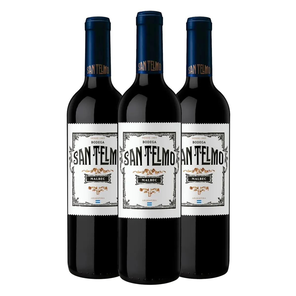 SAN TELMO - PACK 3 San Telmo Vino Malbec  X 750ml