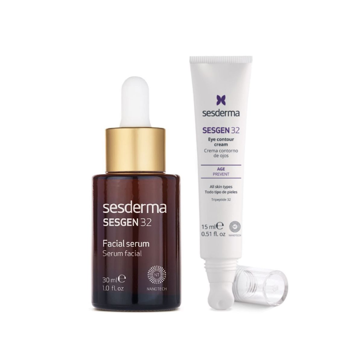 SESDERMA - Dúo Antiedad: Sesgen 32 Serum + Contorno de ojos