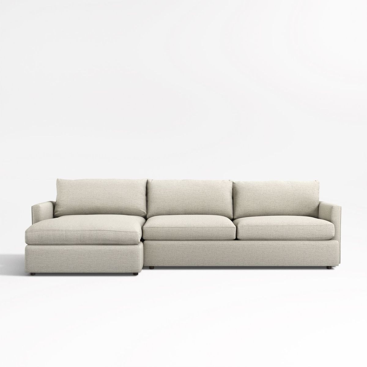 CRATE & BARREL - Seccional Lounge Brazo Izquierdo 4 Cuerpos