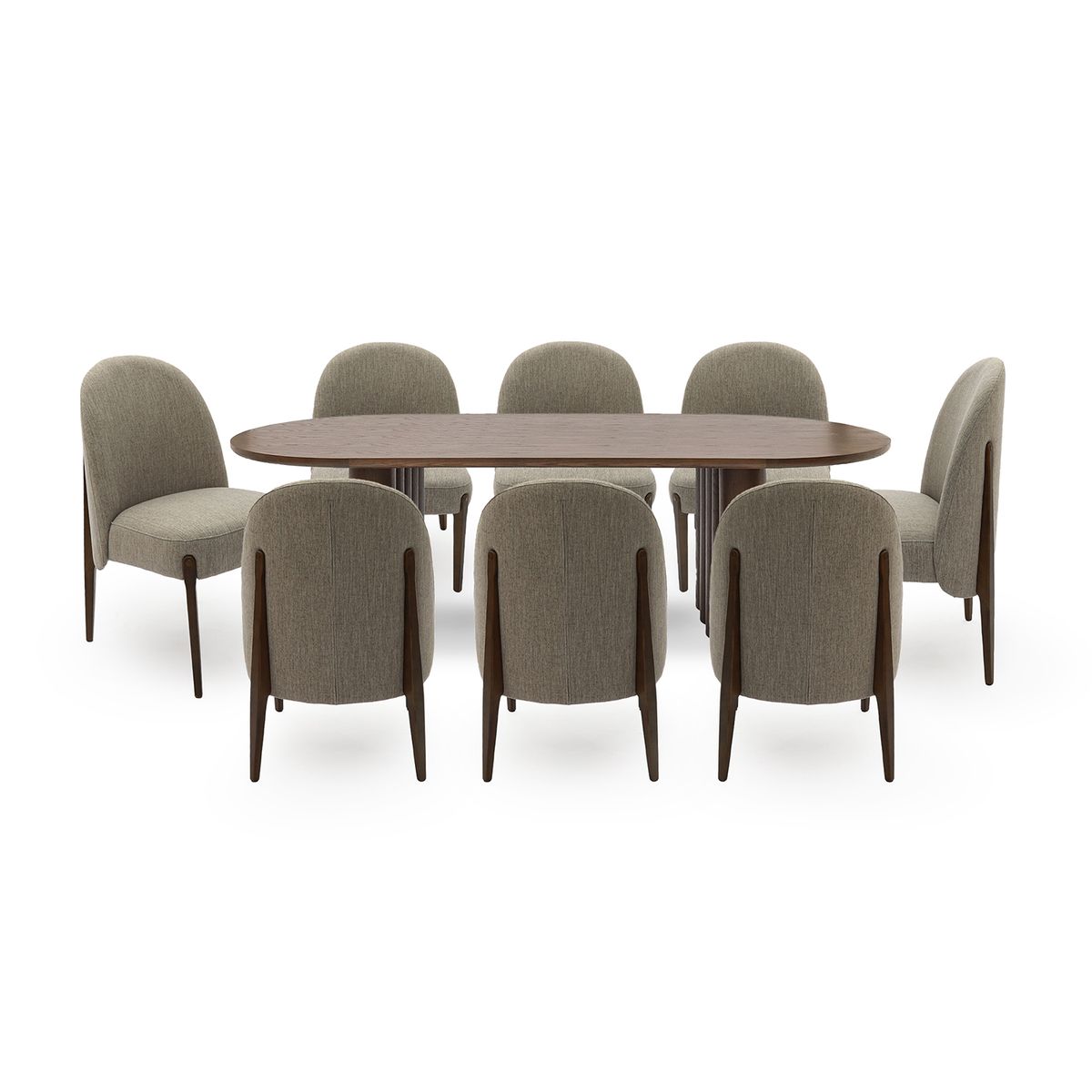 BASEMENT HOME - Juego de Comedor Catalina Olivia 8 Sillas