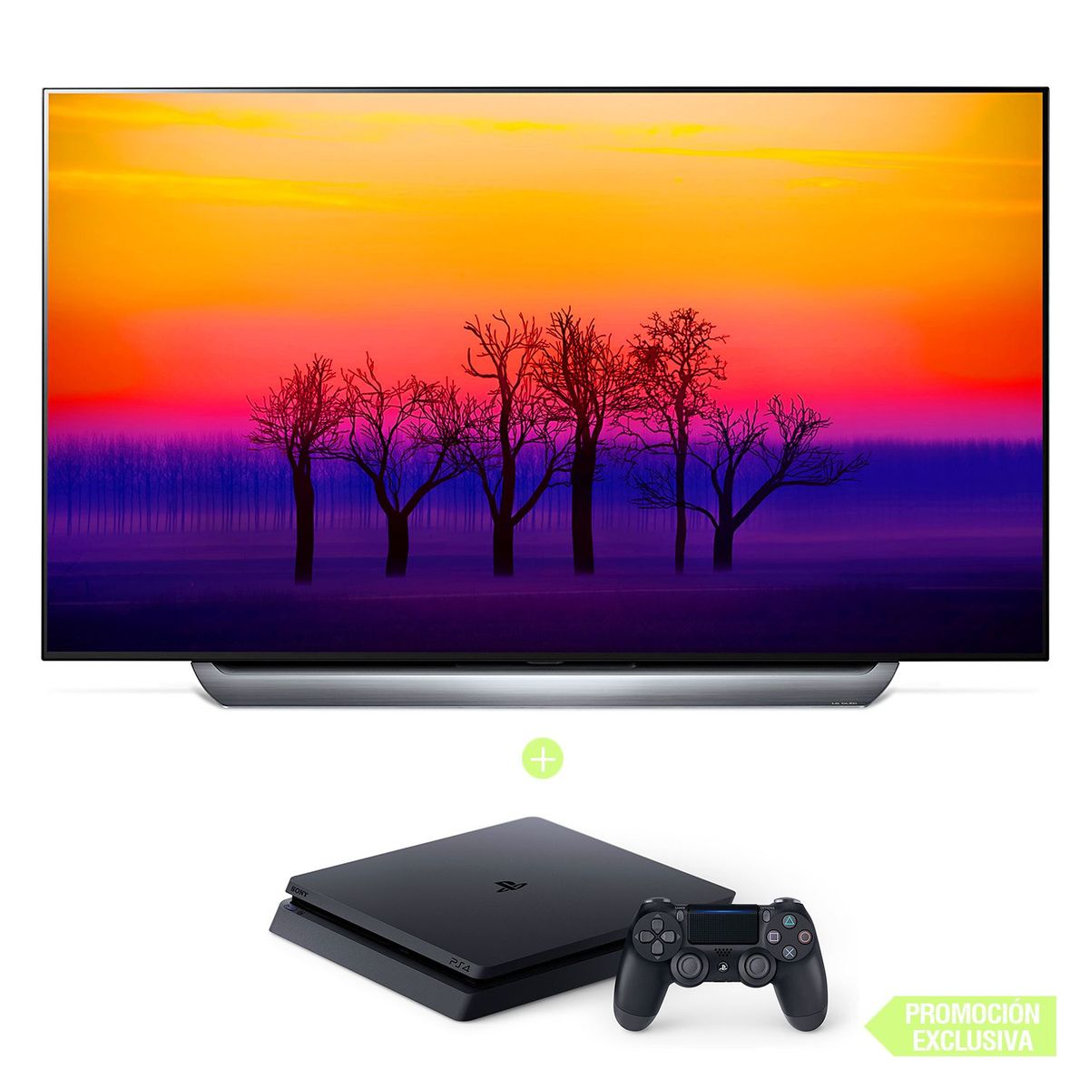 LG - OLED 65 LG AI TV + Consola PS4 1TB Negro 