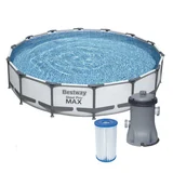 Pileta estructural redonda 305 x 76 cm 4485 L incluye bomba