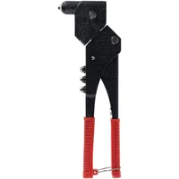 Remachadora pop de acero con cabezal giratoria